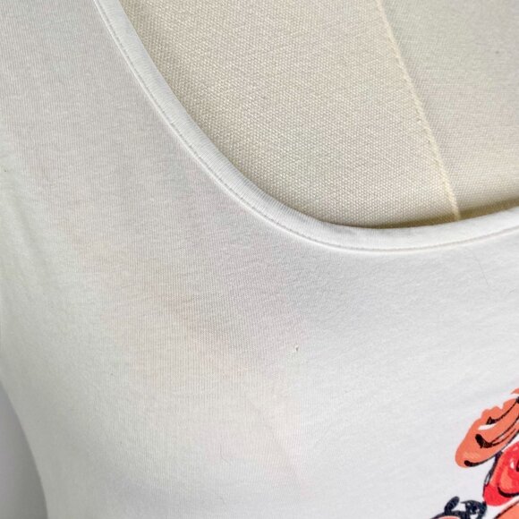 Gattinoni Jeans - White rose t-shirt - Picture 2 of 7